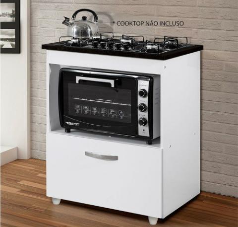 Balco de cozinha multiuso para forno e cooktop